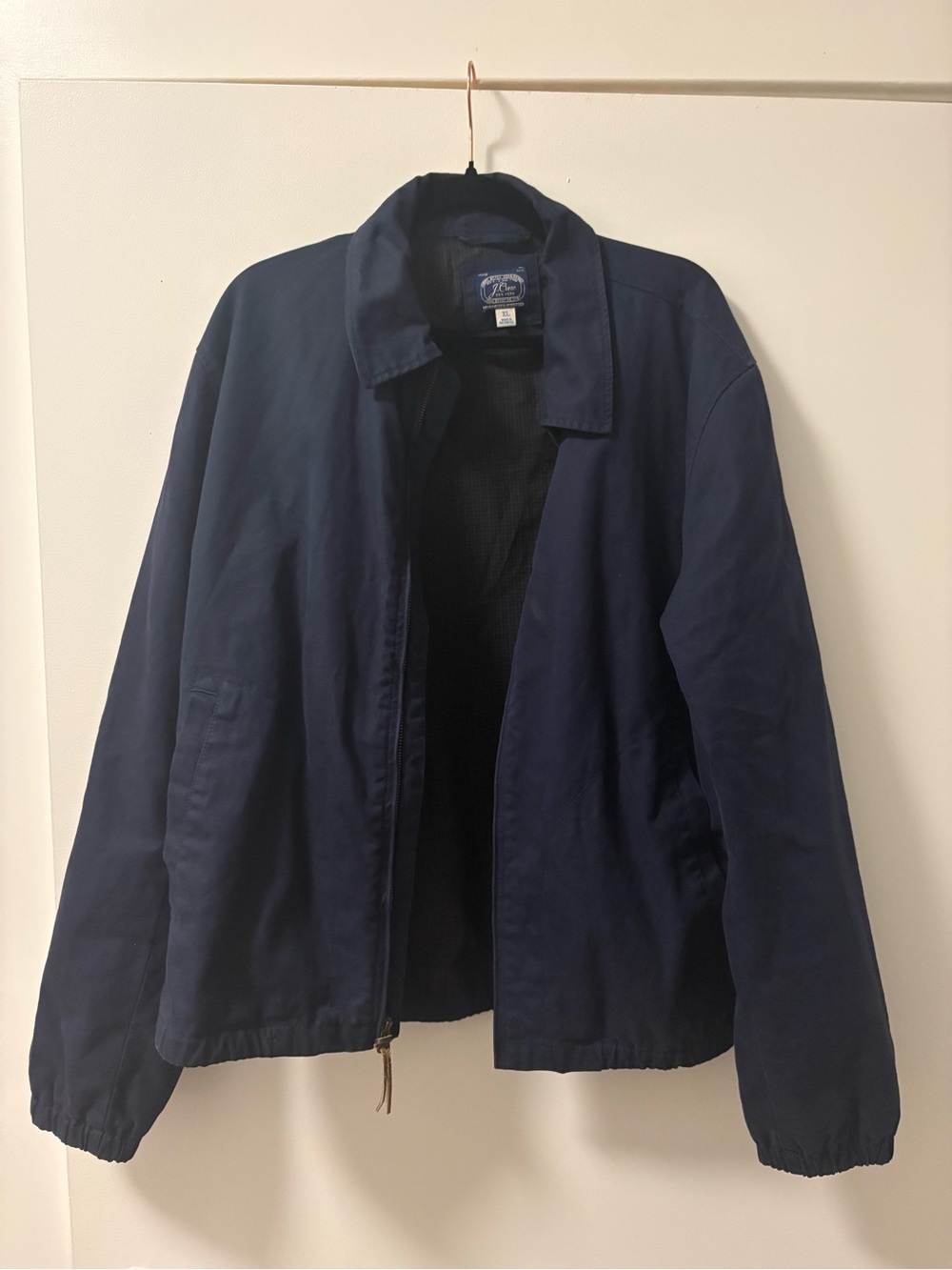J. Crew Dark Navy Men's Harrington Jacket